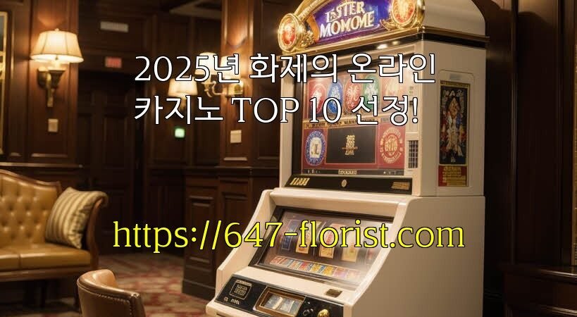 2025년 화제의 온라인 카지노 TOP 10 선정!